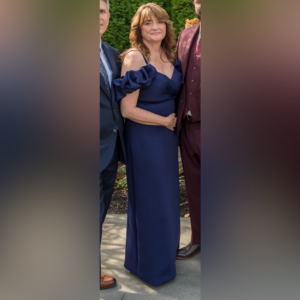 Jovani navy blue mother of bride/prom/formal gown